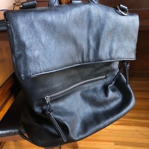 Black Backpack Purse